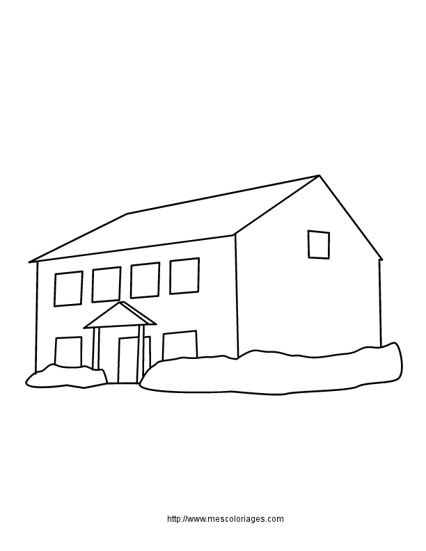 Domy i mieszkania kolorowanki